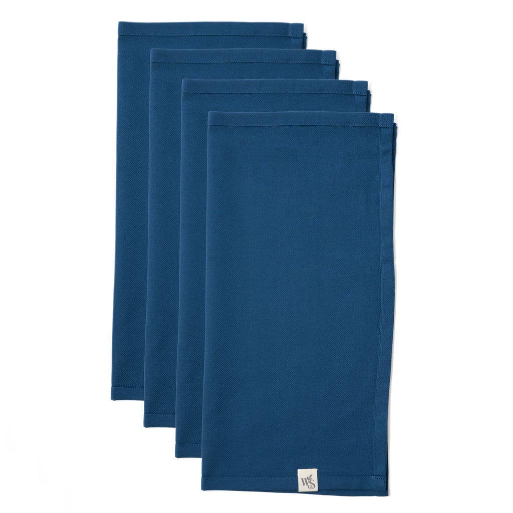 Organic Cotton Napkins - Set of 4: Ocean