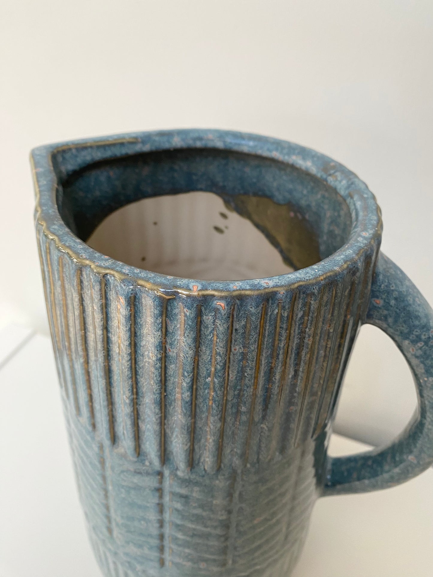 Blue Ceramic Jug
