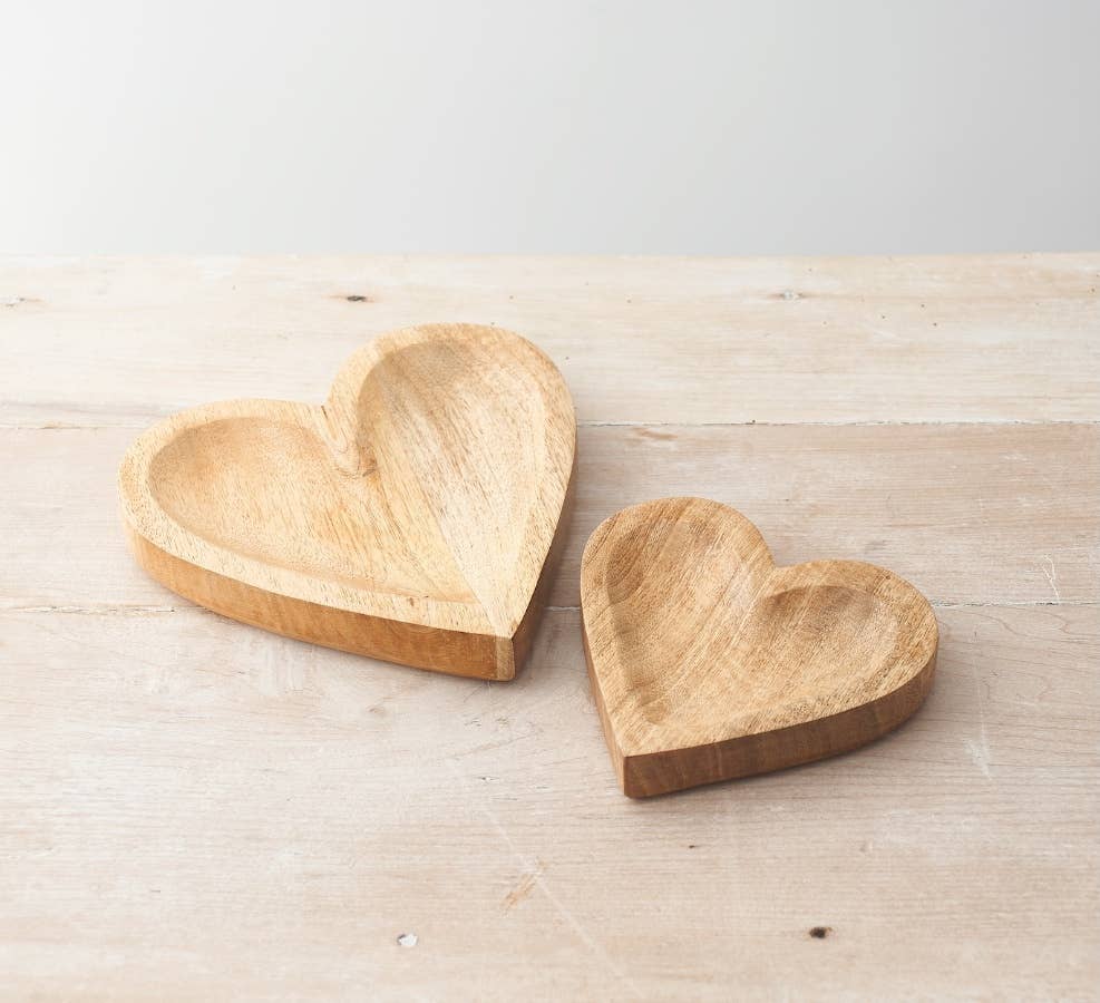 Natural Wooden Heart, 20cm
