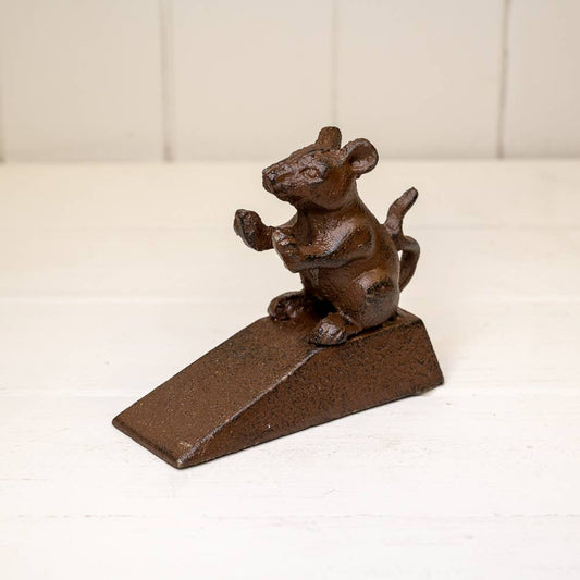 Cast Iron Mouse Door Stopper
