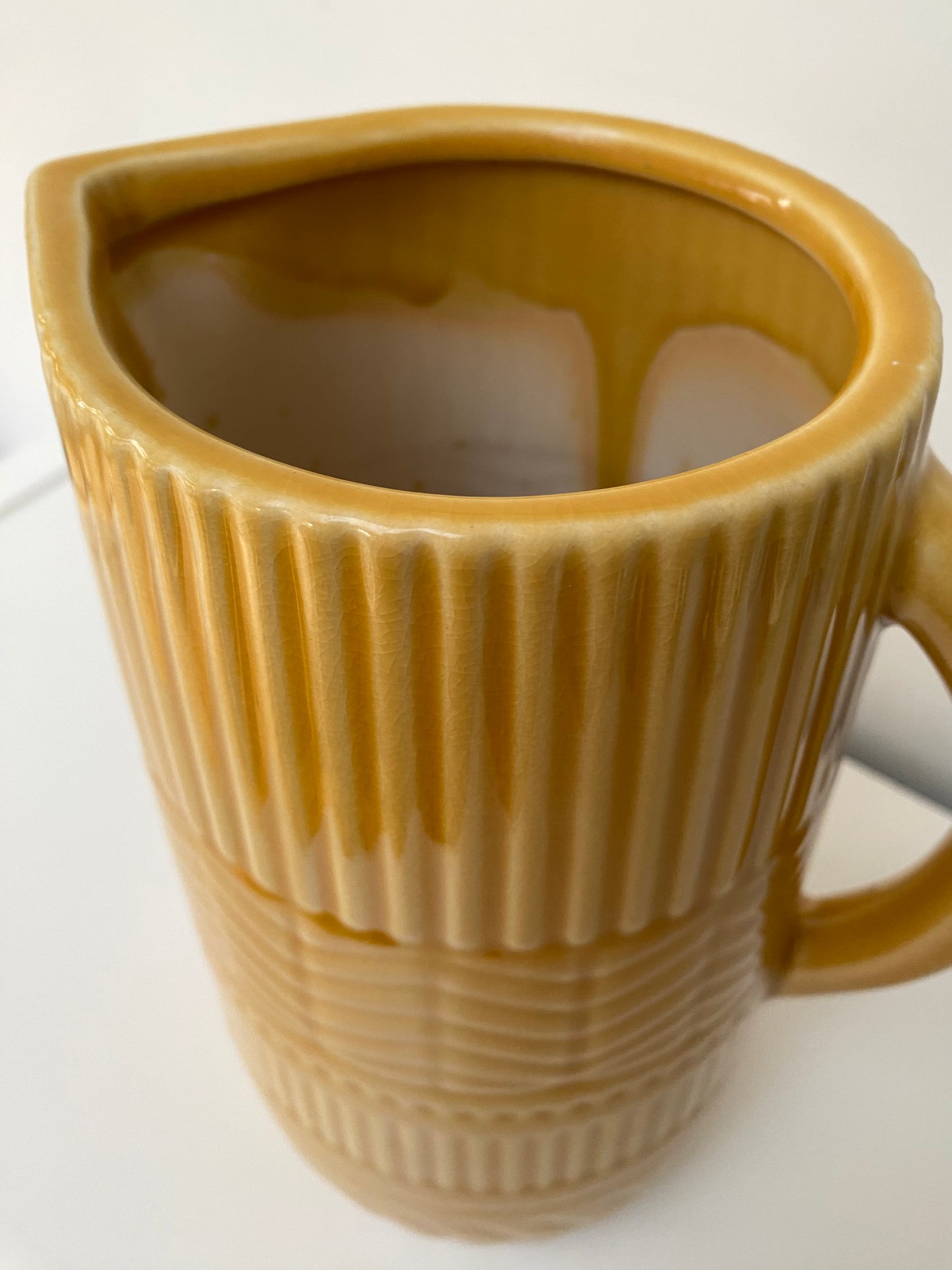 Yellow Ceramic Jug