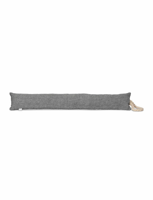 Kington Draught Excluder Black Chambray