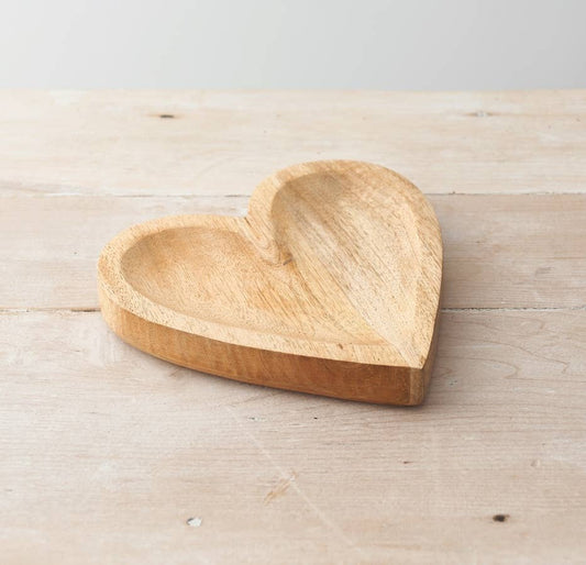 Natural Wooden Heart, 20cm